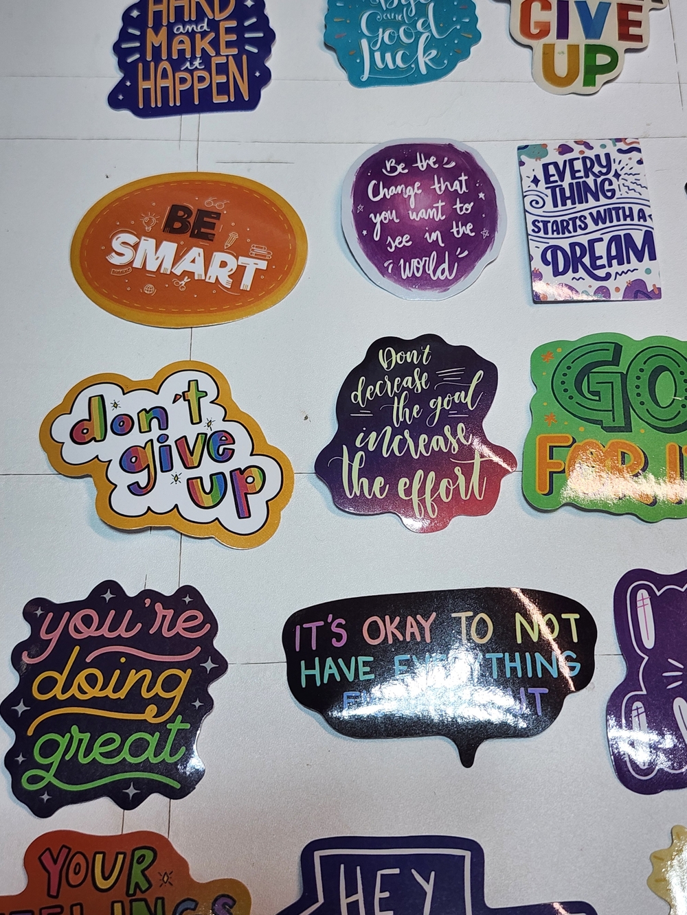 50 Inspirational Quote Sticker Assortment - Picture 9 of 9